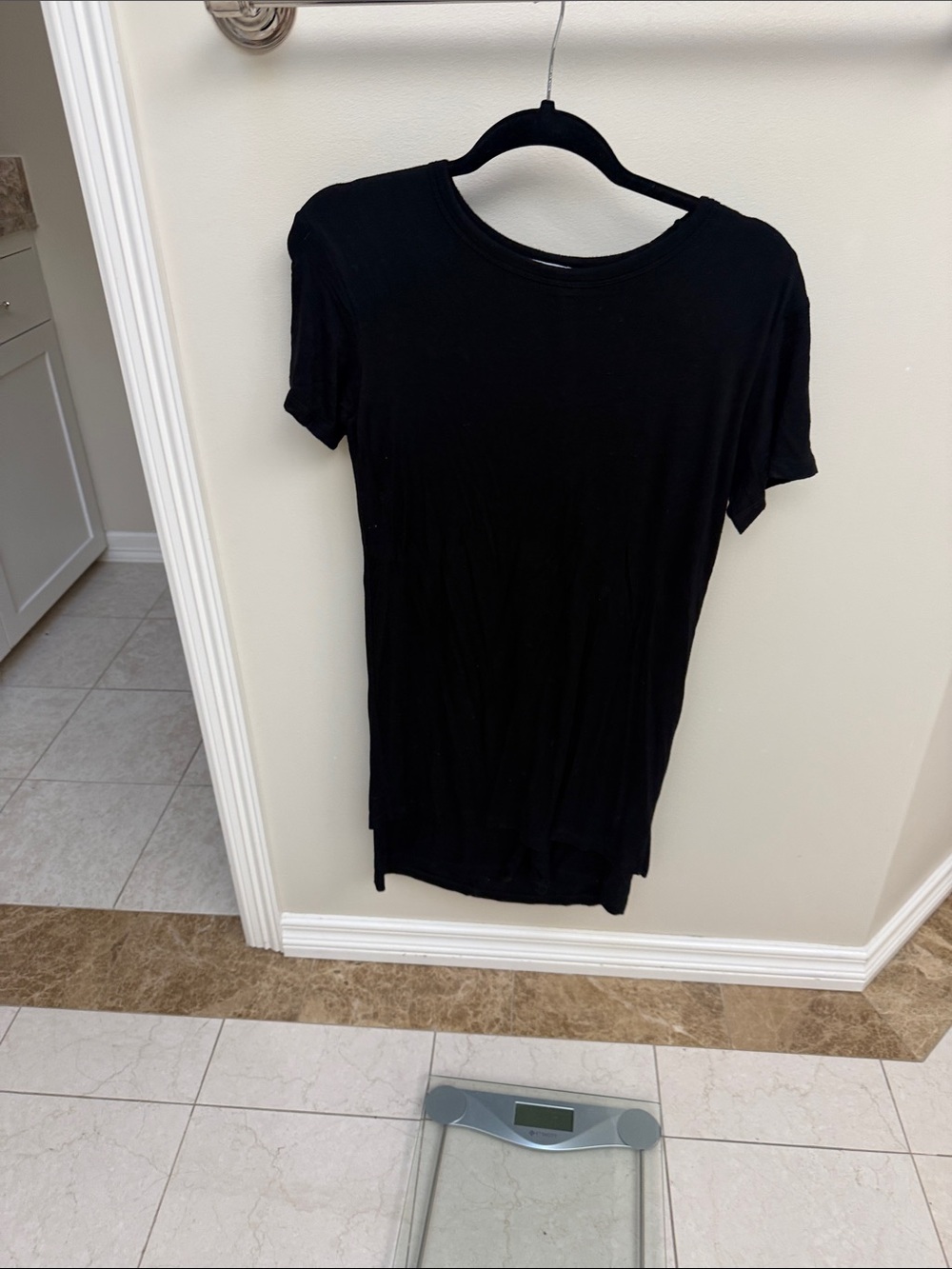 TNA black med jersey dress